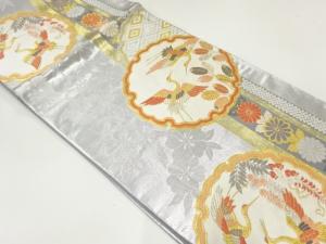 花鳥模様織出し袋帯